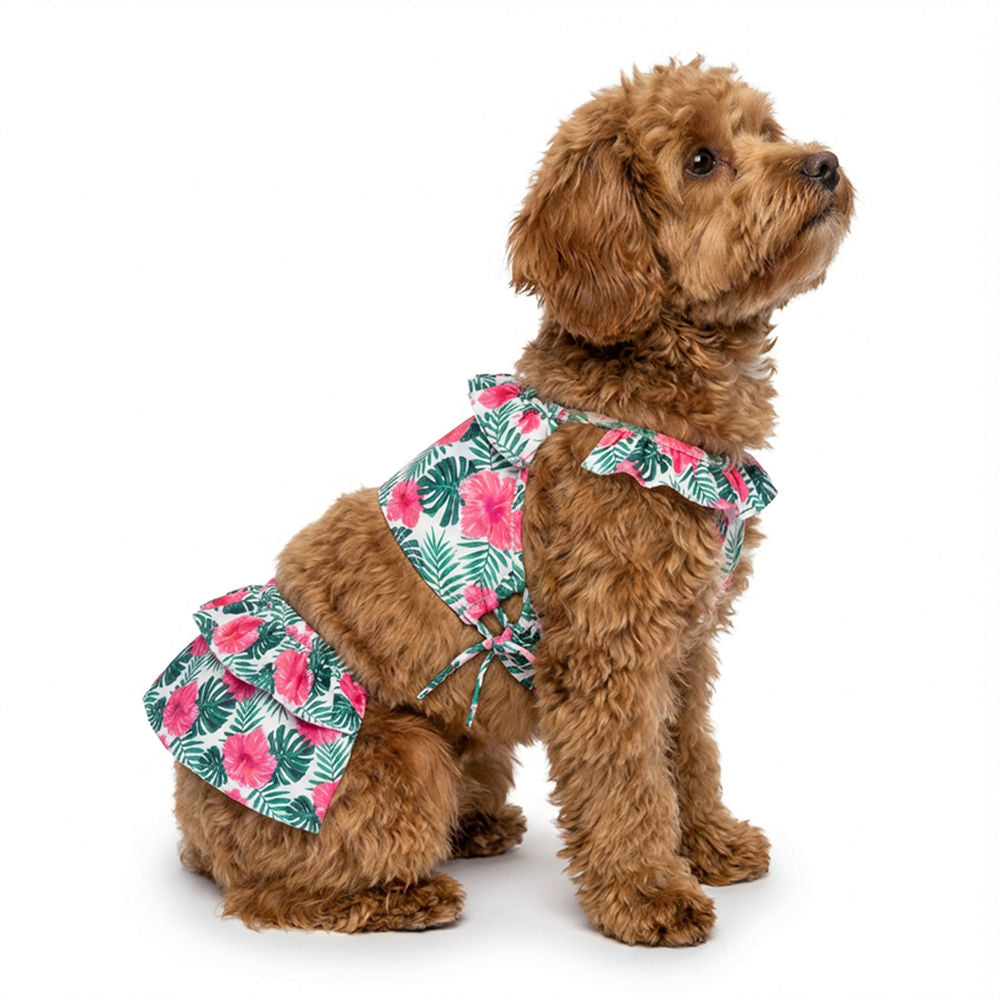 Wtf Pet Bigginis For Dogs White Pink Green