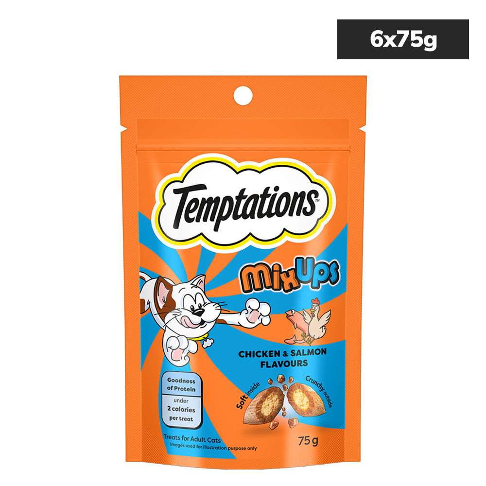 Temptations MixUps Chicken & Salmon Flavour Cat Treats — image 6