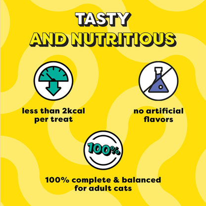 Temptations Savoury Salmon Flavour Cat Treats — in use
