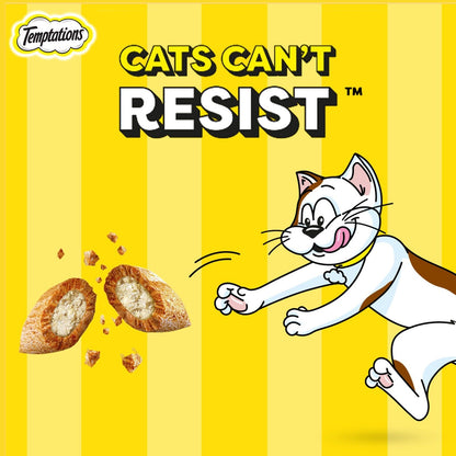 Temptations Tasty Chicken Flavour Cat Treats — side view