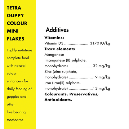 Tetra Guppy Colour Mini Flakes Fish Treat - Image 4