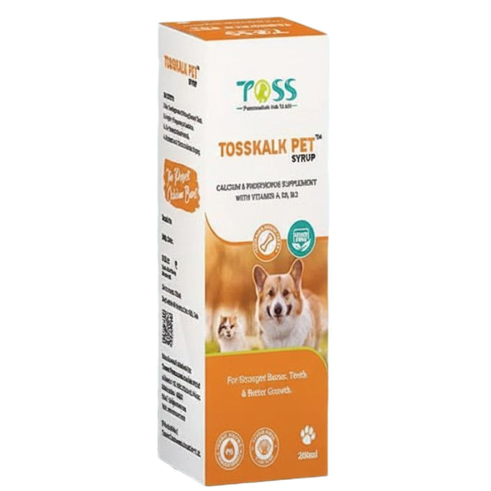 Tossvet Tosskalk Syrup For Dogs And Cats