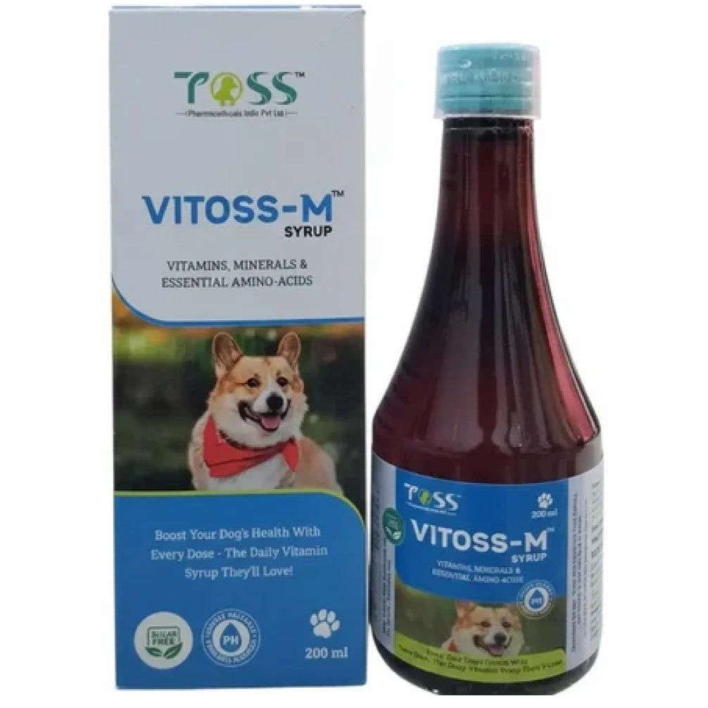 Tossvet Vitoss M Syrup Multivitamin Mineral For Dogs And Cats