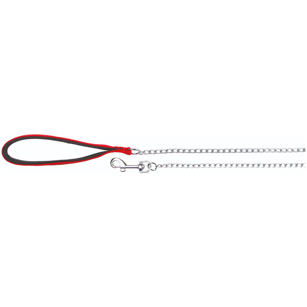 Trixie Chain Leash with Nylon Hand Loop for Dogs — detail shot