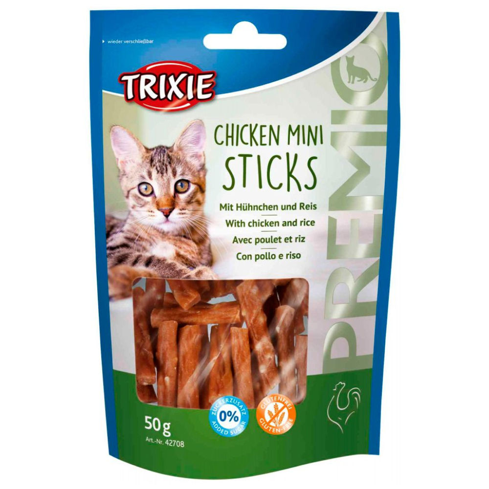 trixie-premio-chicken-mini-sticks-cat-treats 50g