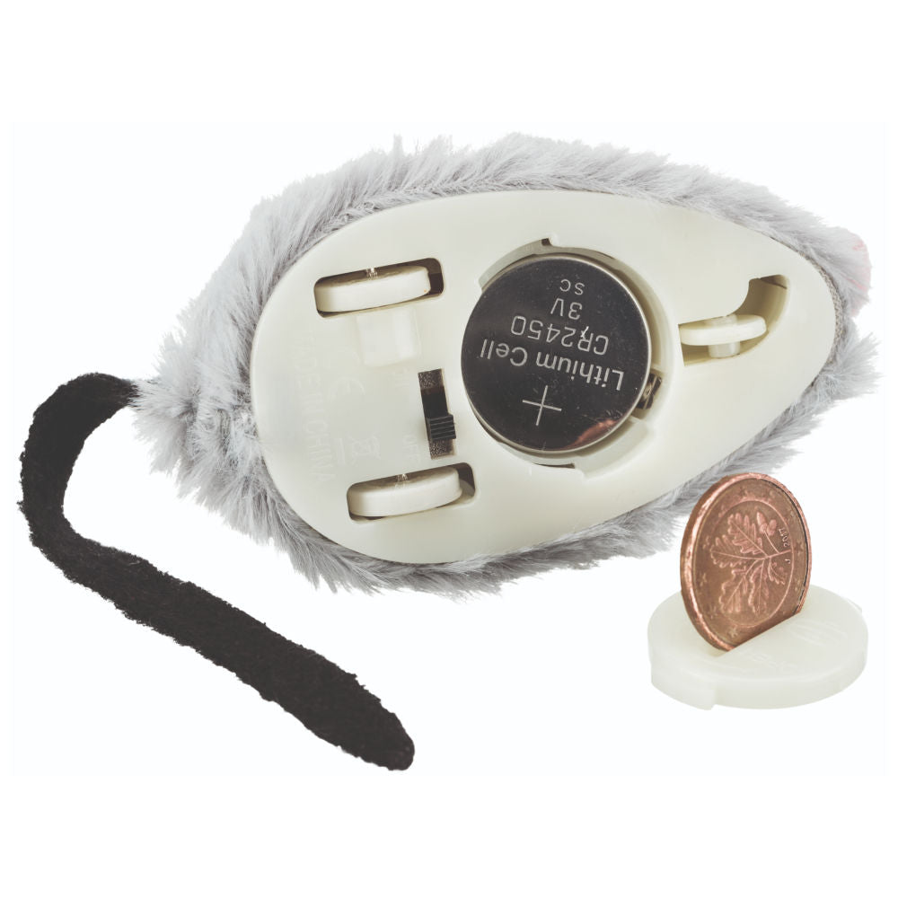 Trixie Active Mouse Toy For Cats Grey - Image 3