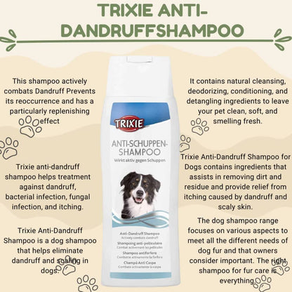 Trixie Anti Dandruff Shampoo for Dogs — back view