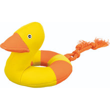 Trixie Aqua Duck On A Rope Toy For Dogs Yellow
