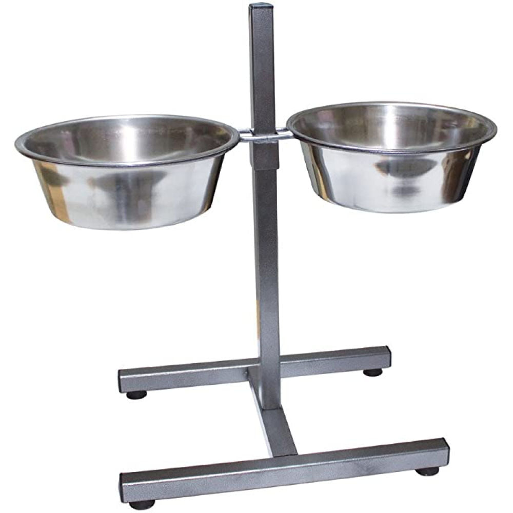 Trixie Bar Stainless Steel Bowl for Dogs — side view