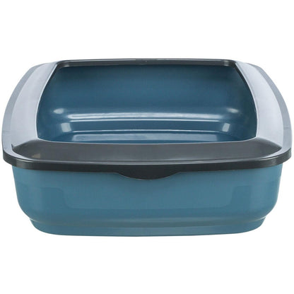 Trixie Brisko Litter Tray With Rim For Cats Blue