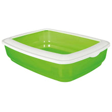 Trixie Brisko Litter Tray With Rim For Cats Green