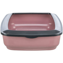 Trixie Brisko Litter Tray With Rim For Cats Pink