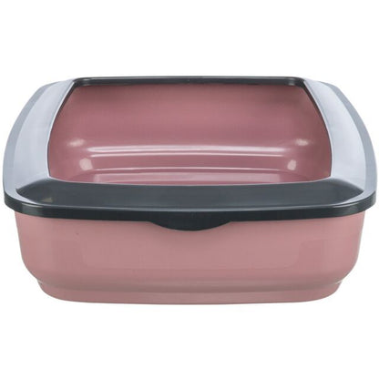 Trixie Brisko Litter Tray With Rim For Cats Pink