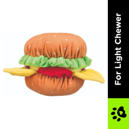 Trixie Burger Soft Toy for Dogs — side view