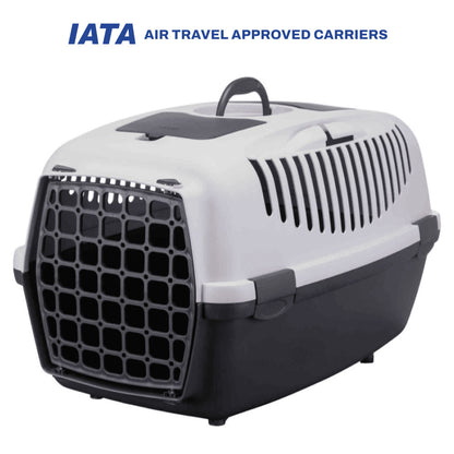 Trixie Capri 3 Iata Approved Transport Carrier For Dogs And Cats Dark Grey