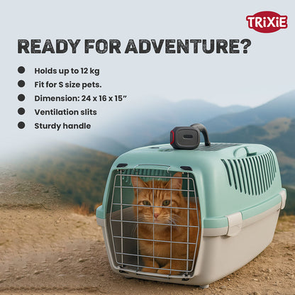 Trixie Capri 3 Open Top Carrier for Dogs and Cats — back view