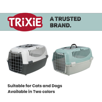 Trixie Capri 3 Open Top Carrier for Dogs and Cats — in use