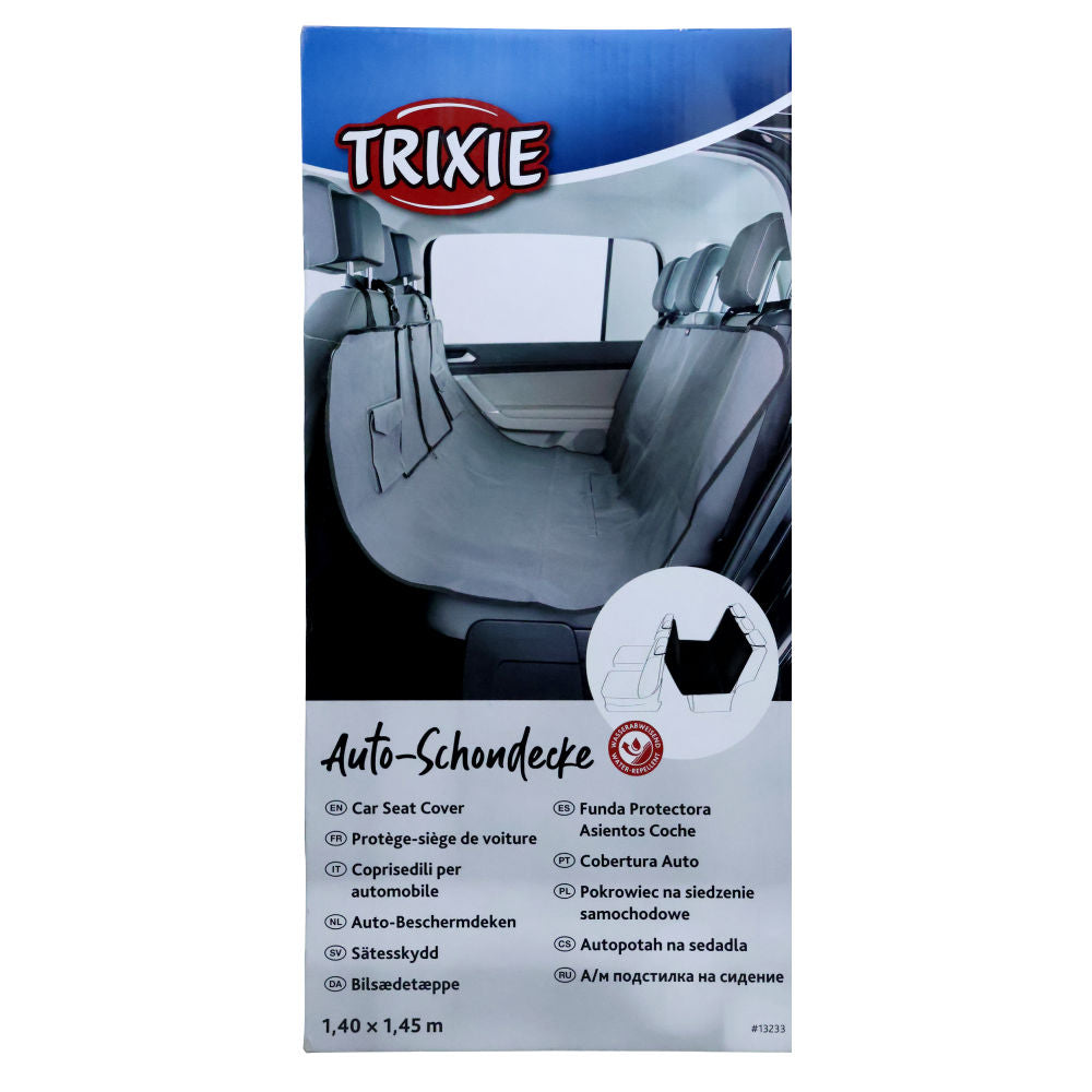 Trixie Car Seat Cover with Two Pockets for Dogs and Cats — side view