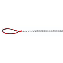 Trixie Chain Leash With Nylon Hand Loop For Dogs Red - Image 3