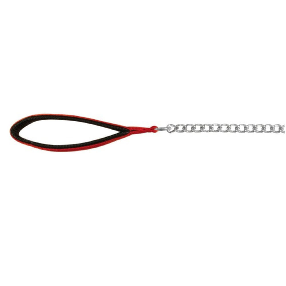 Trixie Chain Leash with Nylon Hand Loop for Dogs — back view