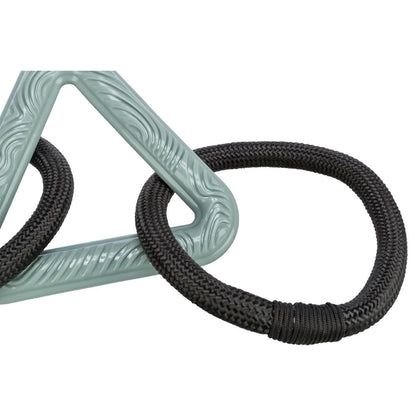 Trixie Citystyle Triangle with Rope Rings Toy for Dogs — detail shot