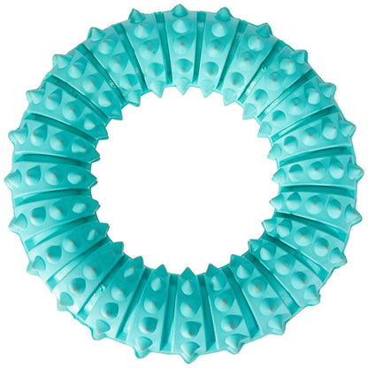 Trixie Denta Natural Rubber Fun Ring Toy for Dogs — back view