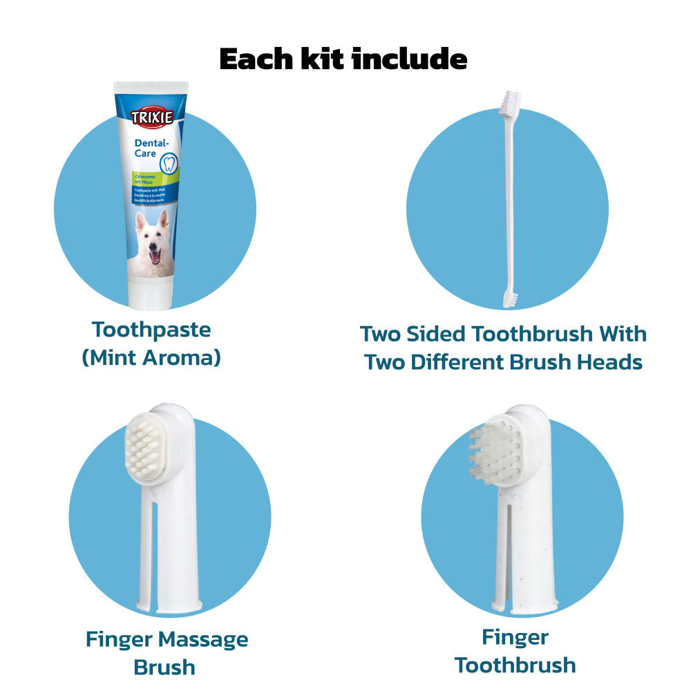Trixie Dental Hygiene Kit for Dogs — detail shot