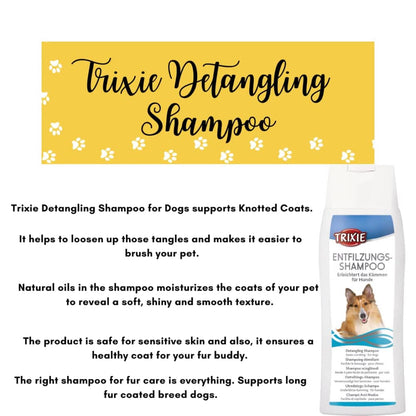 Trixie Detangling Shampoo for Dogs — back view