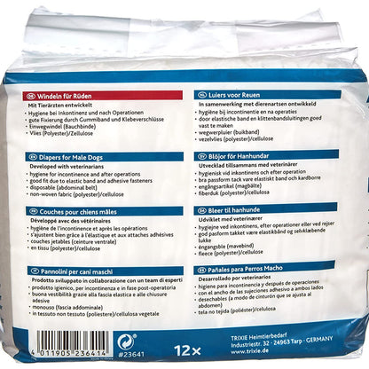 Trixie Diapers For Male Dogs 12Pcs Copy 1 - Image 4