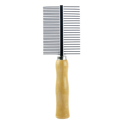 Trixie Double Sided Comb for Dogs and Cats — side view