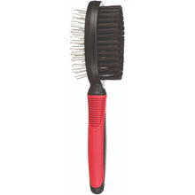 Trixie Double Sided Pin And Bristle Brush For Dogs Black Red