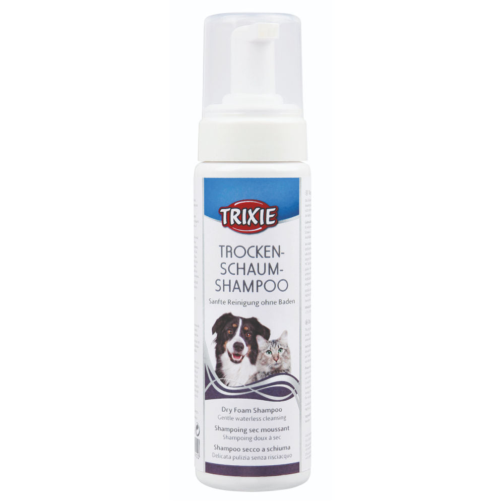 Trixie Dry Foam Shampoo for Dogs and Cats — side view