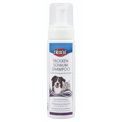 Trixie Dry Foam Shampoo for Dogs and Cats — side view
