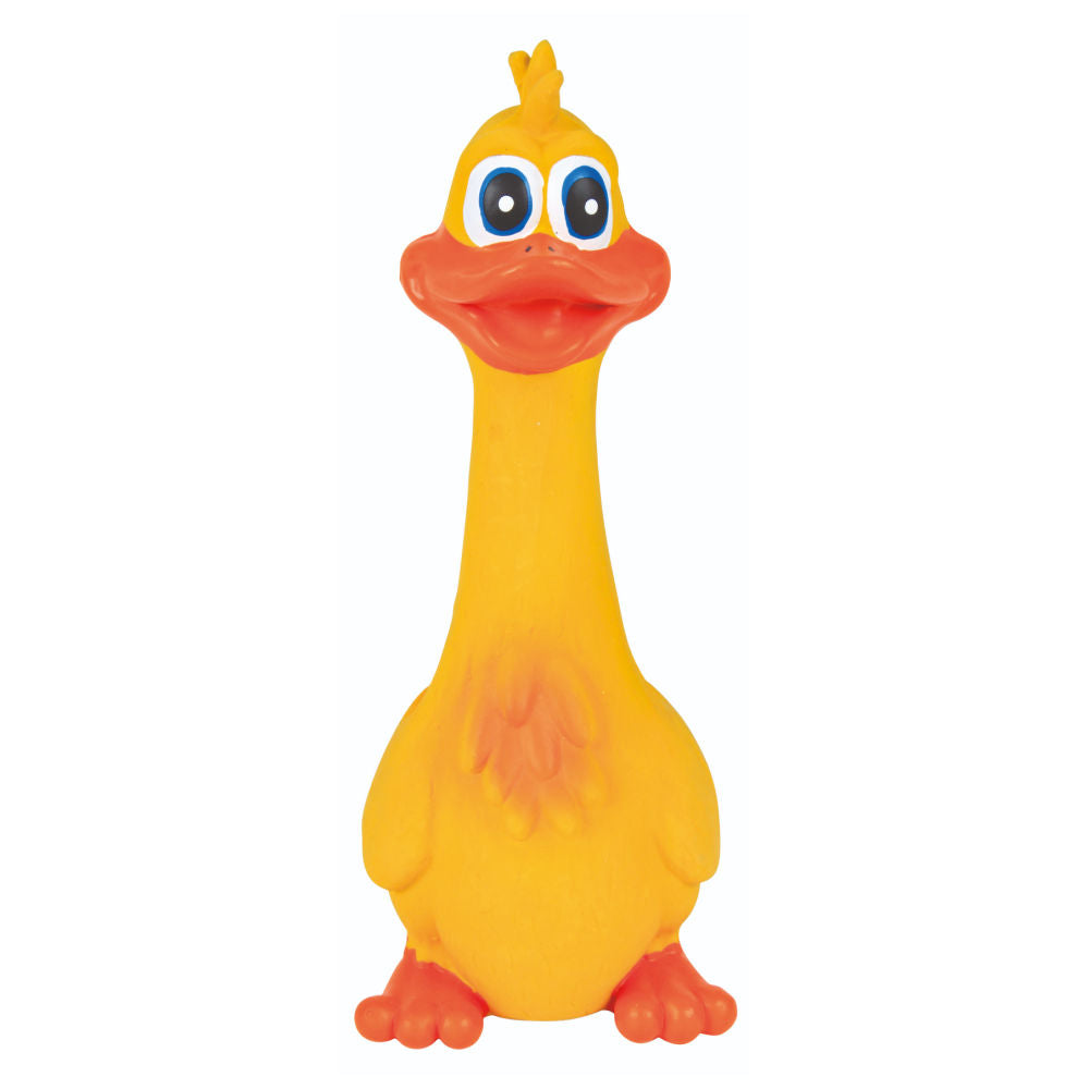 Trixie Duck Latex With Original Animal Sound Toy For Dogs Yellow