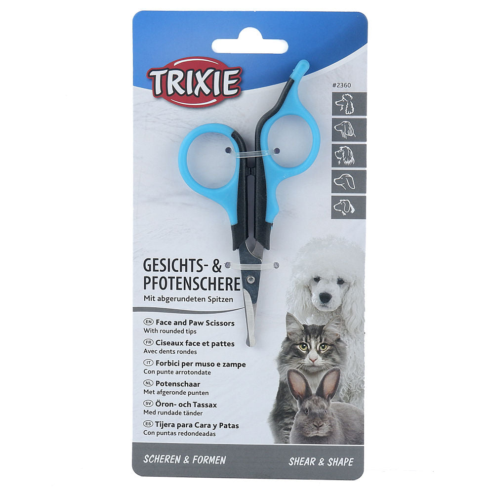 Trixie Face & Paw Scissors for Dogs and Cats — side view