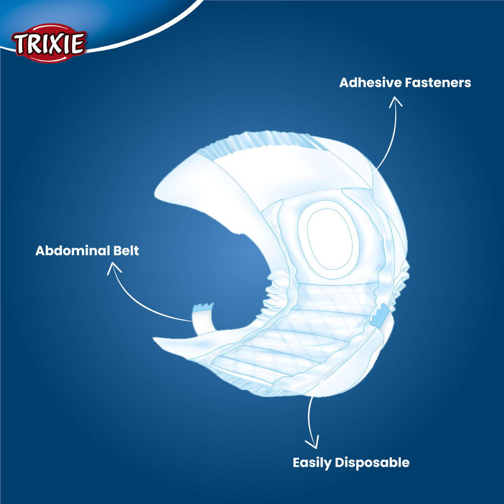 Trixie Female Diapers for Dogs — detail shot