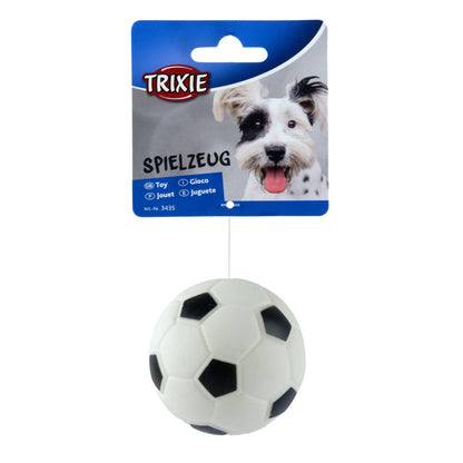 Trixie Football Viny Squeaky Chew Toy for Dogs — back view