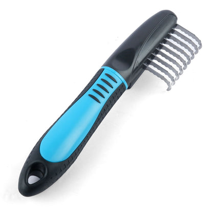 Trixie Fur Detangler With Curved Teeth Brush for Dogs and Cats — side view