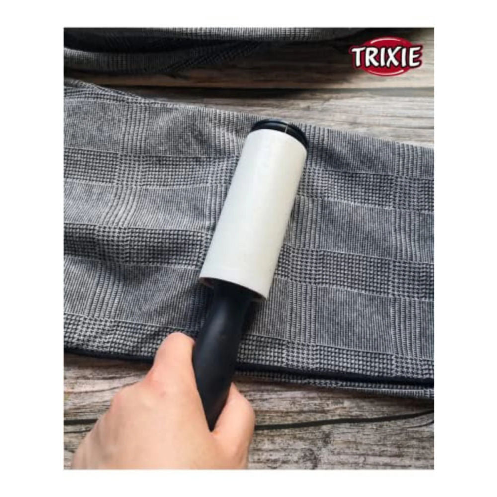 Trixie Fur Lint Roller for Dogs and Cats — back view