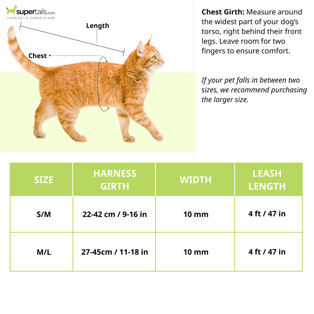 Trixie Harness with Leash for Cats & Kittens — side view