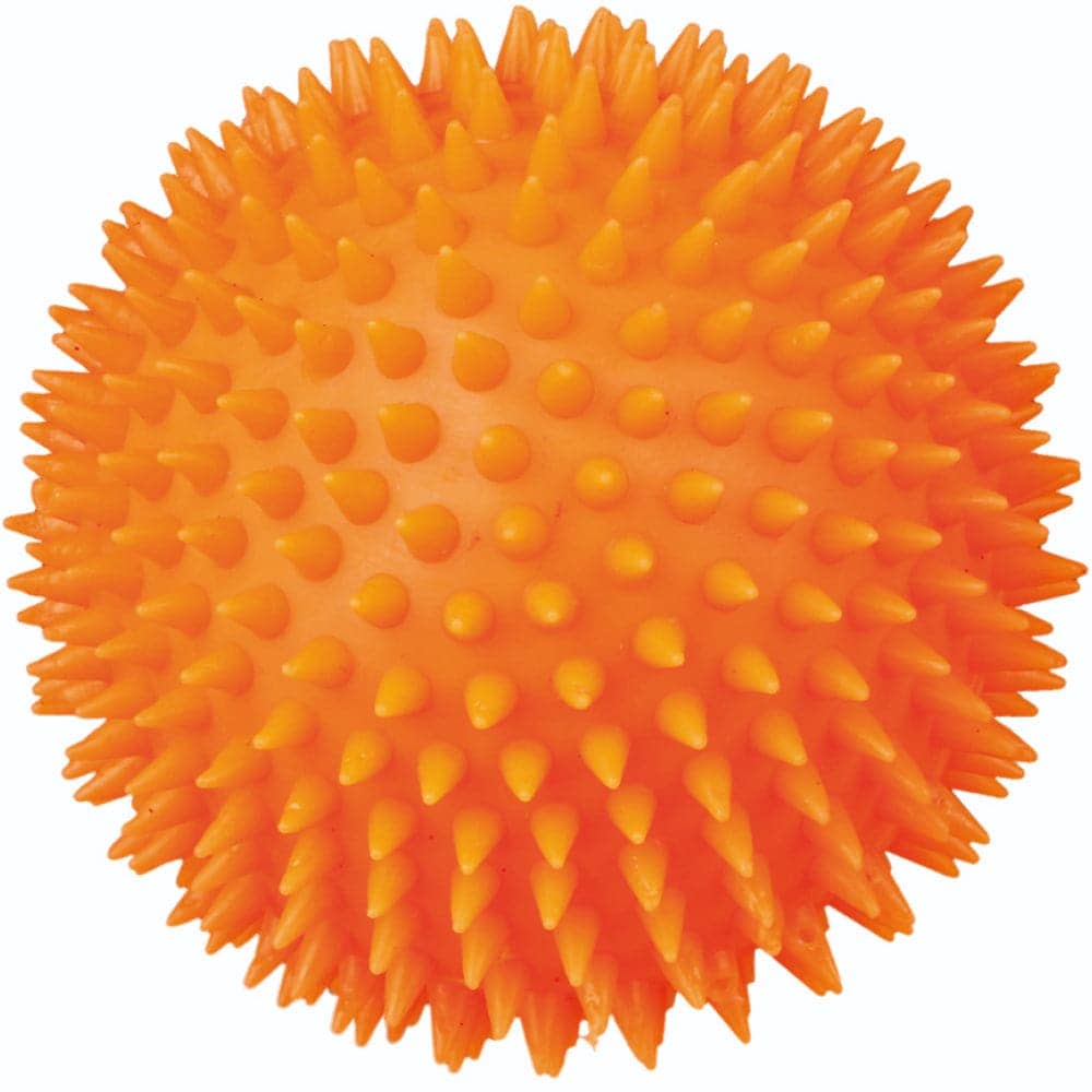 Trixie Hedgehog Ball Vinyl Toy For Dogs Orange