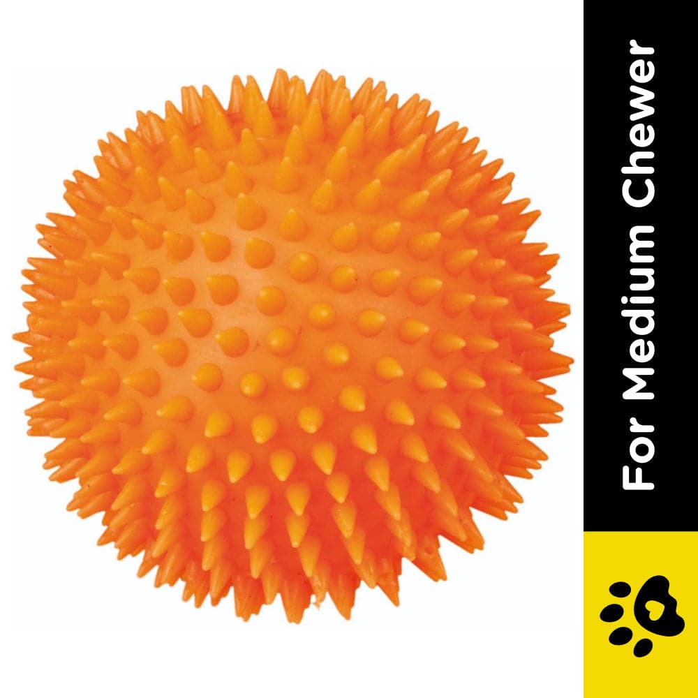 Trixie Hedgehog Ball Vinyl Toy for Dogs — side view