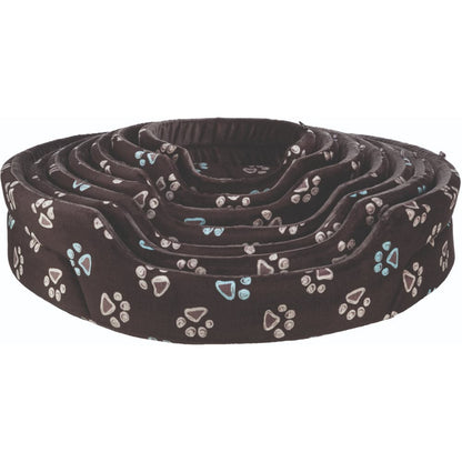 Trixie Jimmy Donut Bed Taupe for Dogs — detail shot