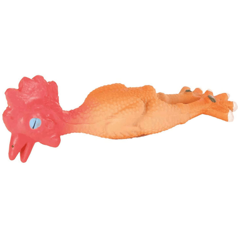 Trixie Latex Chicken Toy for Dogs — back view