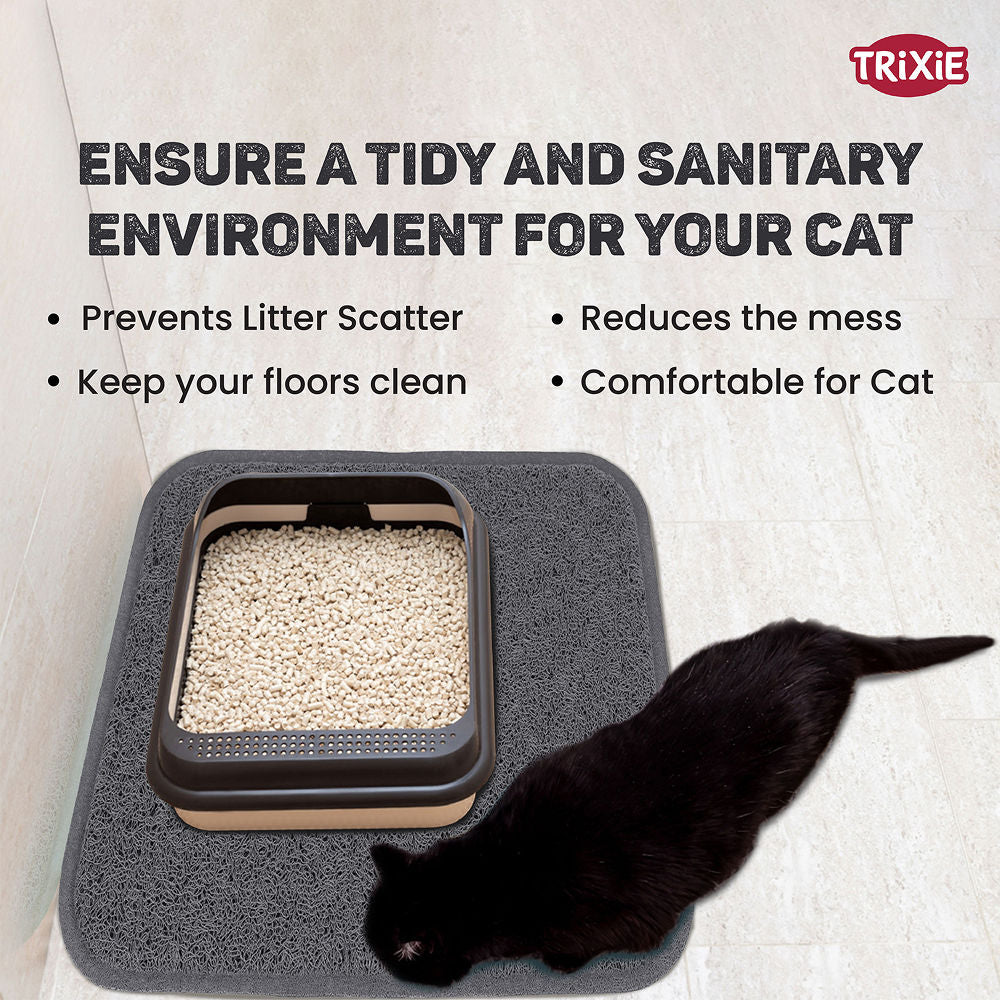 Trixie litter Tray Mat for Cats — back view