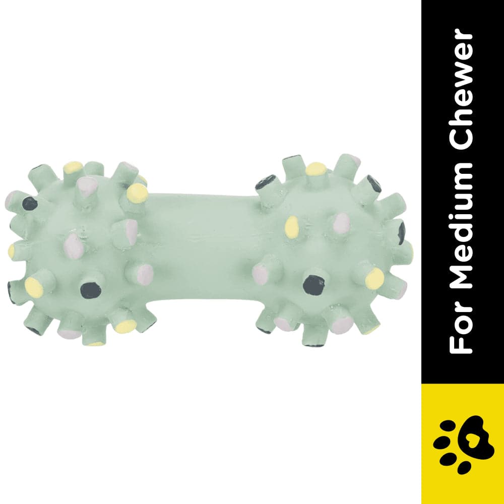 Trixie Mini Dumbbell Latex Toy for Dogs — side view