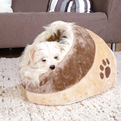 Trixie Minou Cuddly Cave Bed for Dogs and Cats — side view