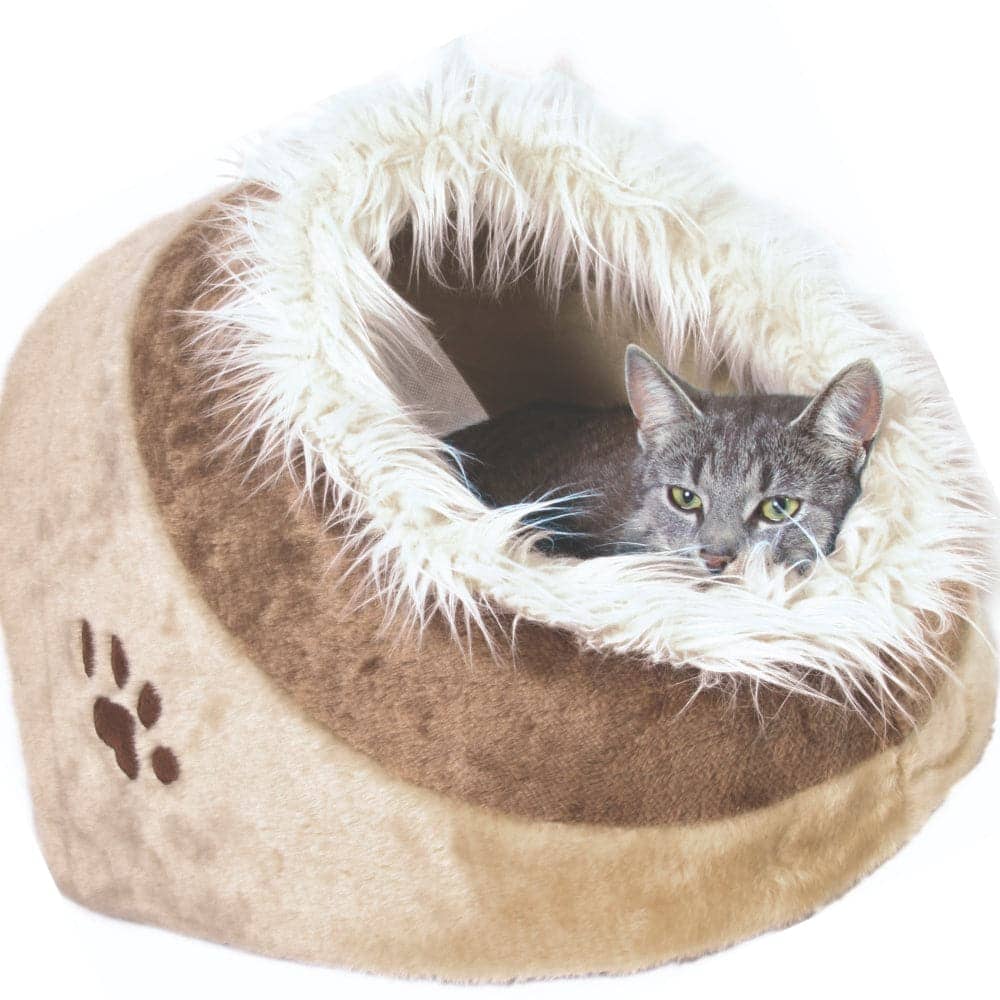 Trixie Minou Cuddly Cave Bed for Dogs and Cats — back view