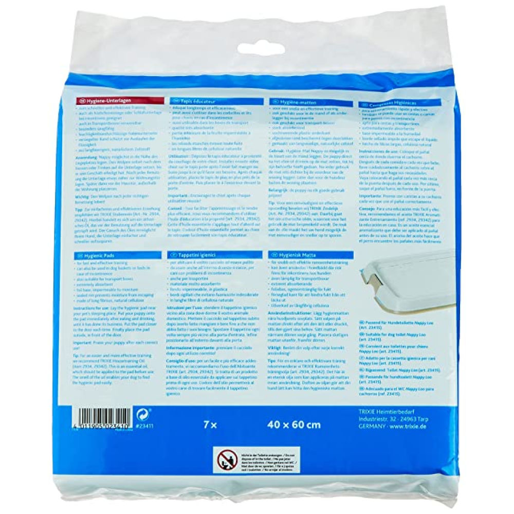 Trixie Nappy Activated Carbon Pads for Puppies — side view
