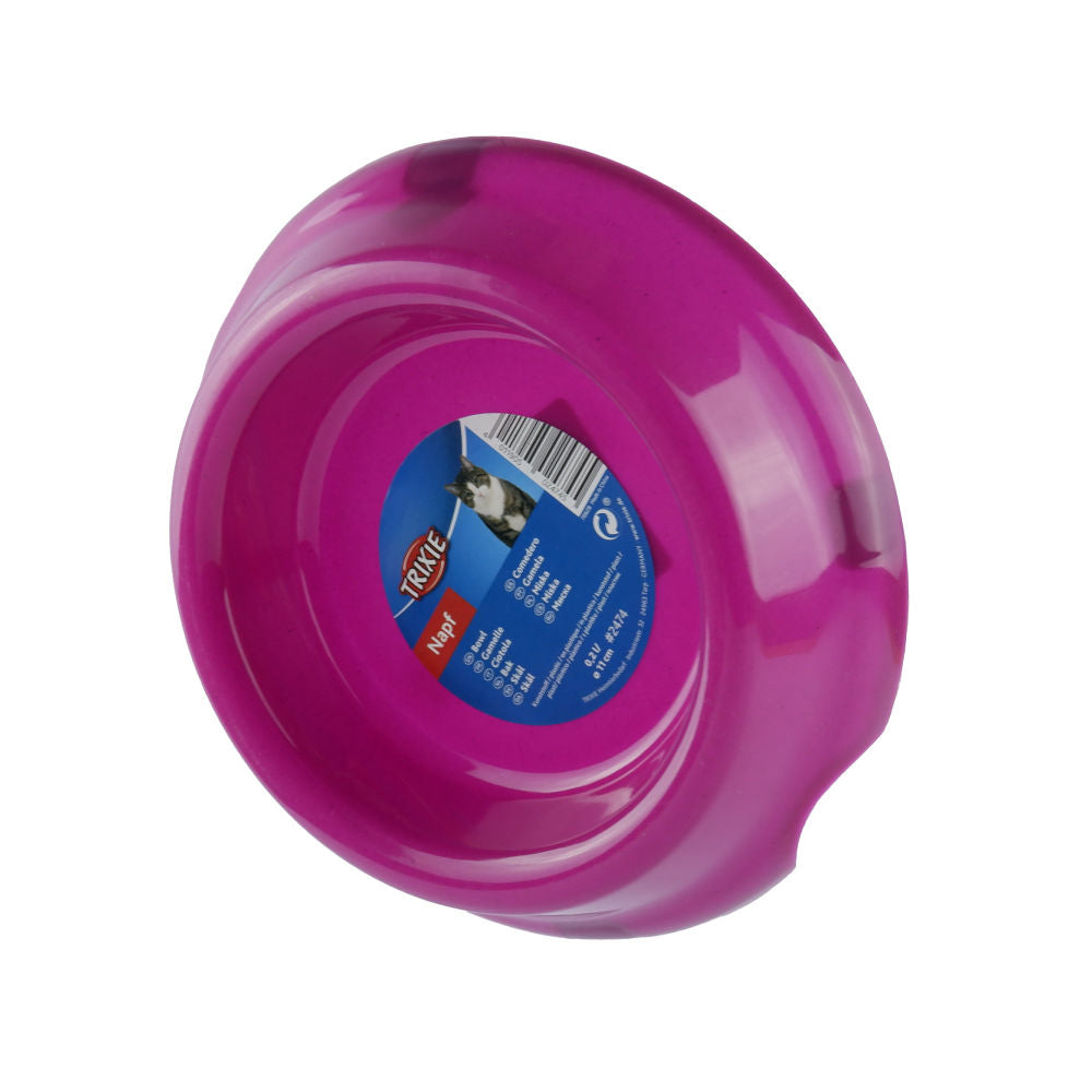 Trixie Non Slip Plastic Bowl For Cats Purple - Image 3